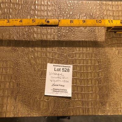 Vintage Animal Skin and Leather Box