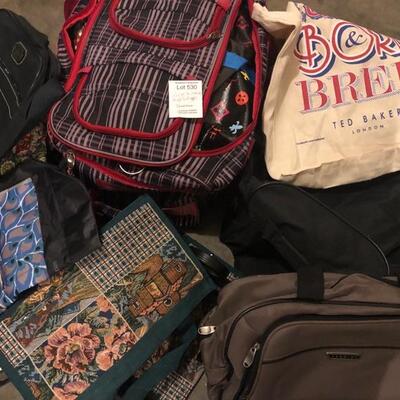 Variety Luggage, Totes, duffle bags, bags with wheels