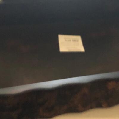 Vintage Wooden Box and Wooden Tray