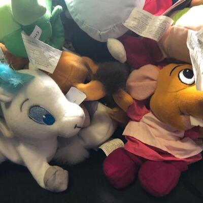 43 Disney Store Stuffed Animals with Tags