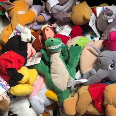 43 Disney Store Stuffed Animals with Tags