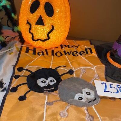 Lot 258 - Halloween decor