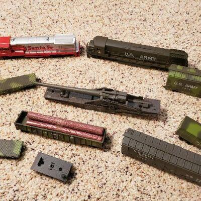 Lot 44:  Lionel and HO trains and more,, some new in box