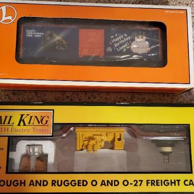 Lot 44:  Lionel and HO trains and more,, some new in box