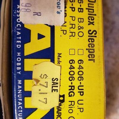 Lot 44:  Lionel and HO trains and more,, some new in box