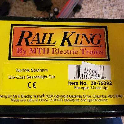 Lot 44:  Lionel and HO trains and more,, some new in box