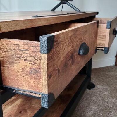 Lot 69:  TV Table, coffee table and end table