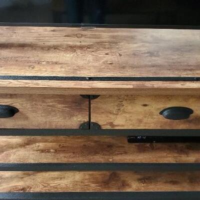 Lot 69:  TV Table, coffee table and end table