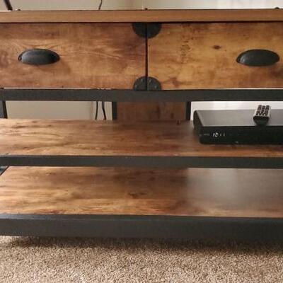 Lot 69:  TV Table, coffee table and end table