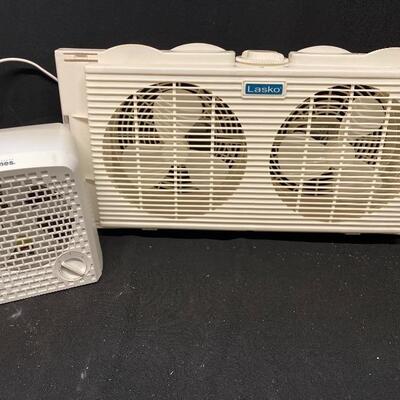 Lot 49: fan, heater lot
