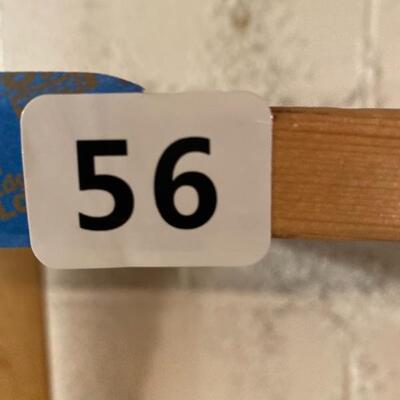 Lot 56 Set of two wood Shelving units