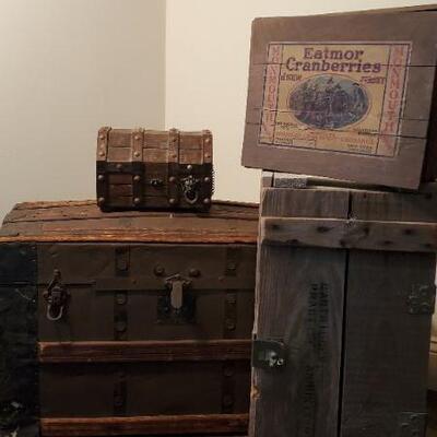 Lot 107:  Antique Chest and More