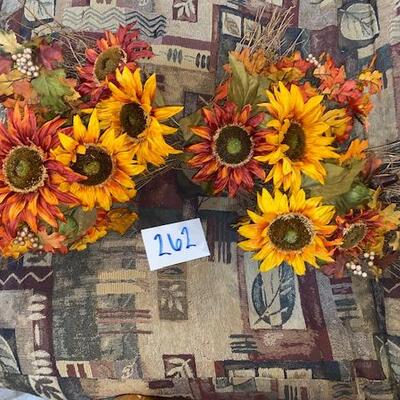 Lot 262 - sunflower spray
