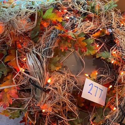 Lot 277 -  fall garland