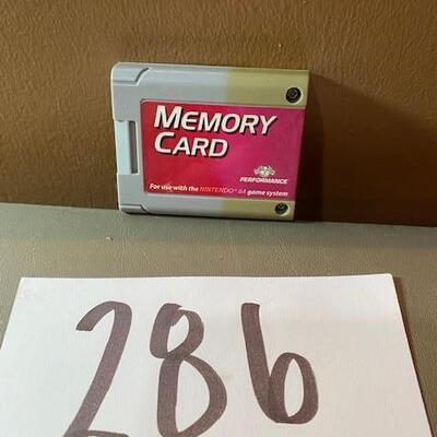 Lot 286 - Nintento 64 Memory card