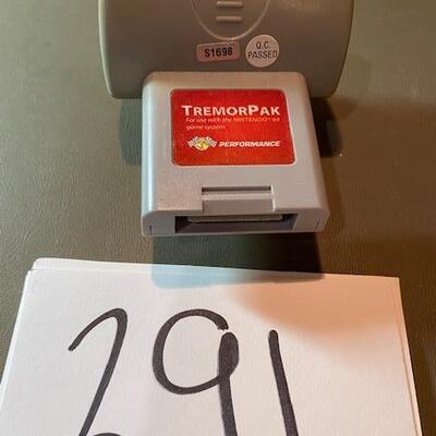 Lot 291 - Nintento 64 Tremor Pak 
