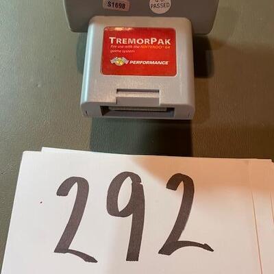 Lot 292 - Nintento 64 Tremor Pak 