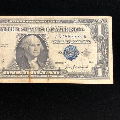 Lot 6 - 1957 Blue Seal Silver Certificate