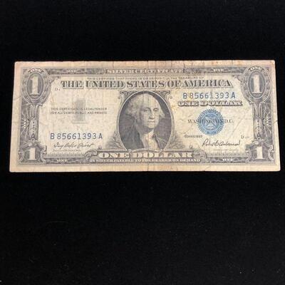 Lot 7 - 1957 Blue Seal Silver Certificate