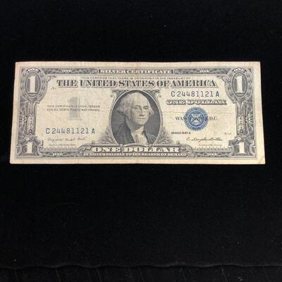 Lot 10 - 1957 A Blue Seal Silver Certificate