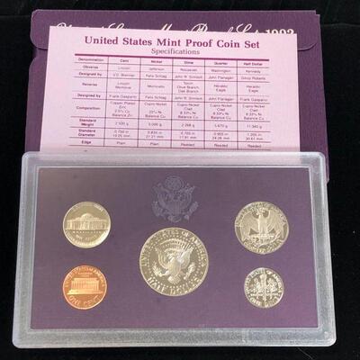 Lot 40 - 1992 S Coin Proof Set