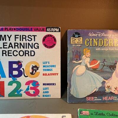 Lot 321 - Vintage Book and record sets