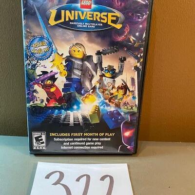 Lot 322 -Lego Universe Online Game