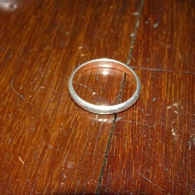 Sterling Silver Band Size 8.5