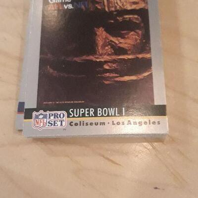 NFL Pro Set Superbowl Cards