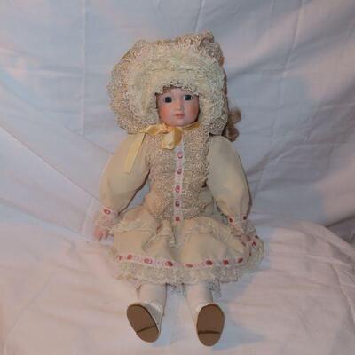 Porcelain Doll with blonde 