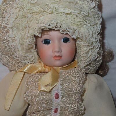 Porcelain Doll with blonde 