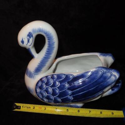 Blue Cobalt Swan