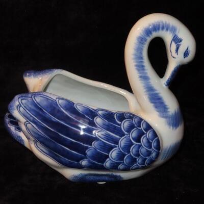 Blue Cobalt Swan