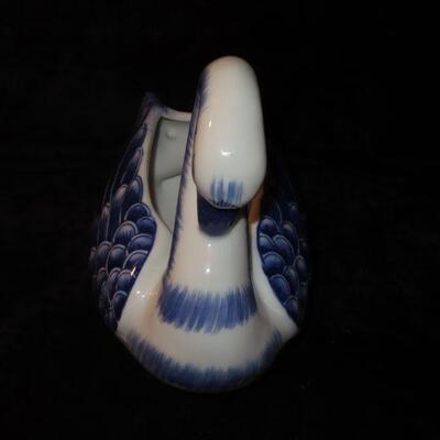 Blue Cobalt Swan