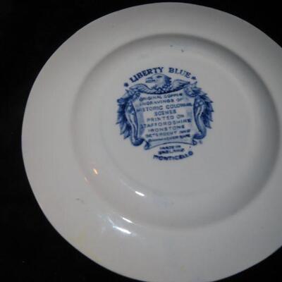 Liberty Blue Plates