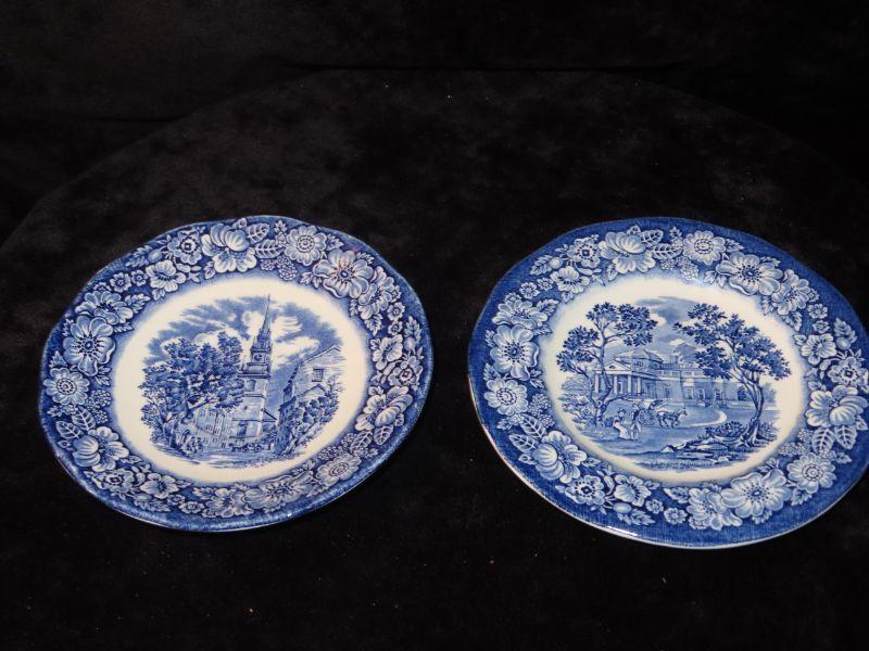 Liberty Blue Plates