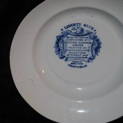 Liberty Blue Plates