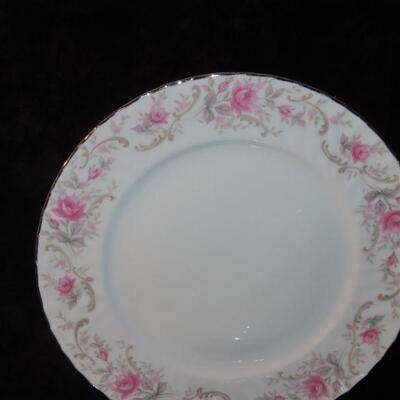 Vintage Rose Plates