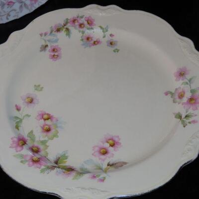 Vintage Rose Plates