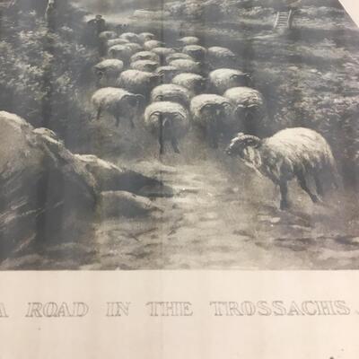Antique ELMER KEENE Engraving No. 414