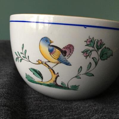 Antique Spode QUEEN'S BIRD Rice Bowl 