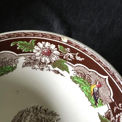 Antique French Porcelain Teapot and Rice Bowl