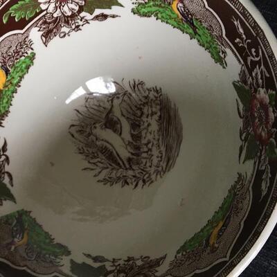 Antique French Porcelain Teapot and Rice Bowl