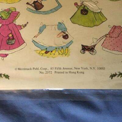 Collection of 12+ pieces with Vintage Paper Doll Sets and Coloring Books