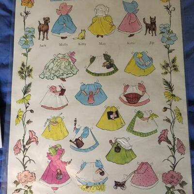 Collection of 12+ pieces with Vintage Paper Doll Sets and Coloring Books