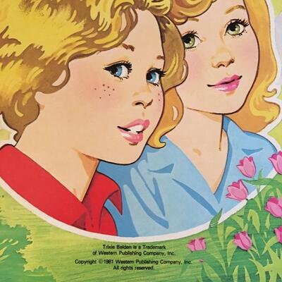 Collection of 7 Vintage Paper Doll Sets with Lady Diana, Trixie Belden, Barbie and more...