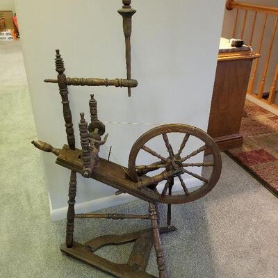 6 - Antique Spinning Wheel