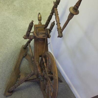 6 - Antique Spinning Wheel
