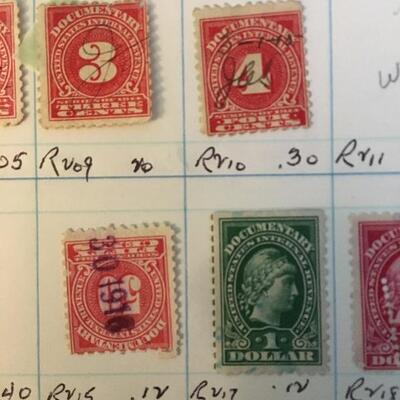 Collection of 90+ Vintage Stamps