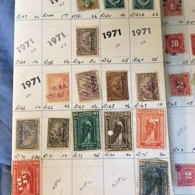 Collection of 90+ Vintage Stamps